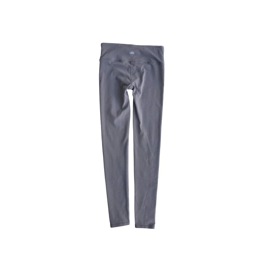 Alo Airbrush Leggings Gray Sculpting‎ Womens Small Yoga & Premium Athleisure EUC